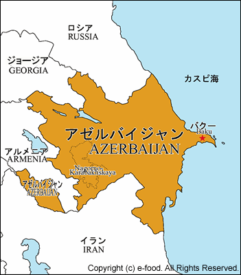アゼルバイジャン地図