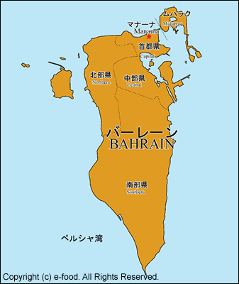 バーレーン地図