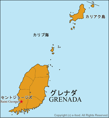 グレナダ地図