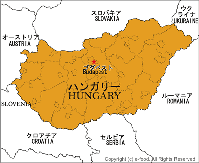 ハンガリー地図
