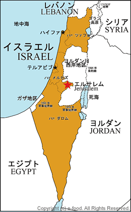 イスラエル地図