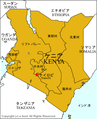 ケニア地図