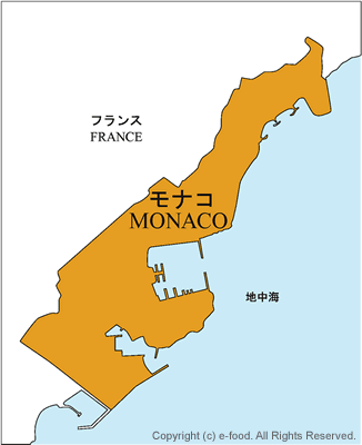モナコ地図