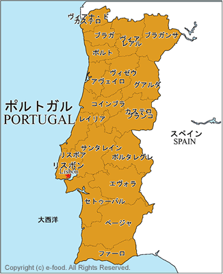 ポルトガル地図
