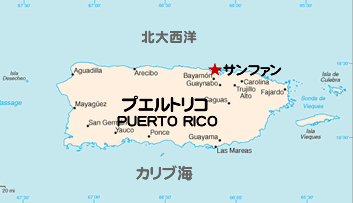 プエルトリコ地図