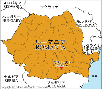 ルーマニア地図