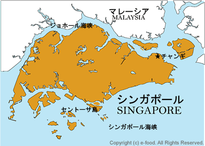シンガポール地図