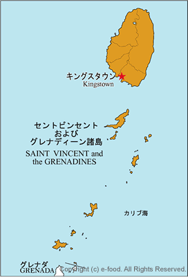 セントビンセント地図
