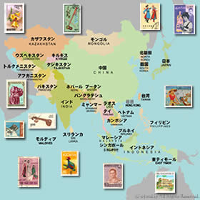アジア地図