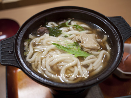 鴨鍋のあとは鴨うどん！